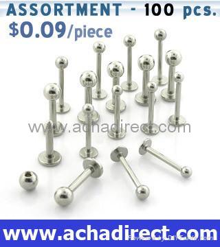 Stainless Steel body piercing jewelry in bulk