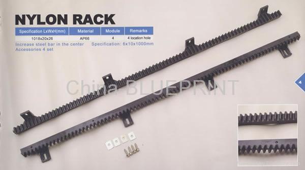 Select Or Nylon Gear Rack 40