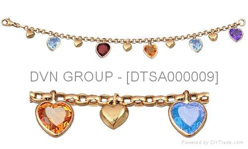 stone anklets