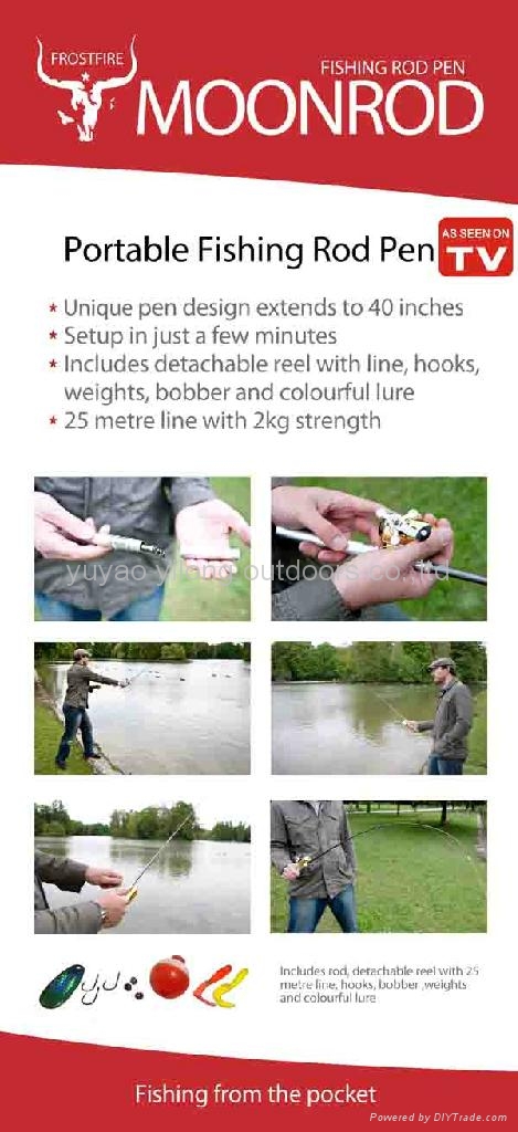 gift pen fishing rod and reel fishing rod and reel. gift pen fishing rod and reel