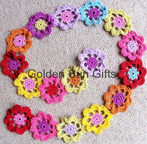 crochet flower scarf | eBay