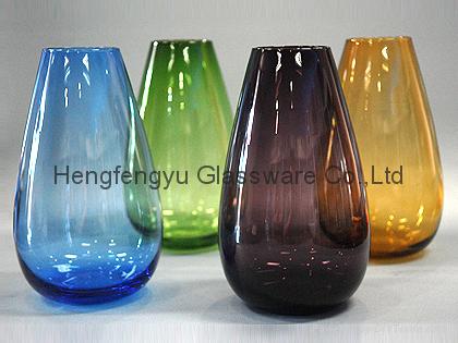 color Glass vase