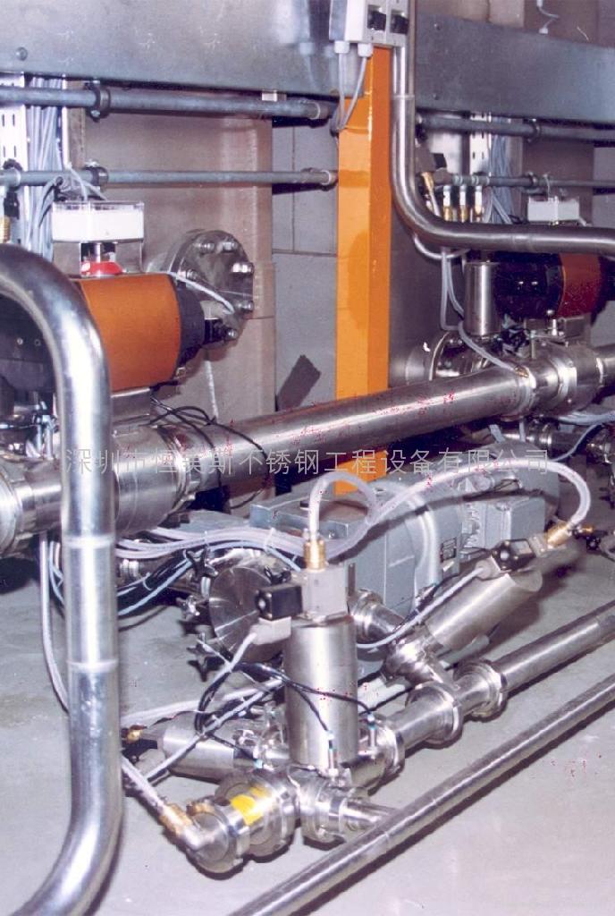 化工管道安装 - 工程案例 - 深圳市恒美斯不锈钢