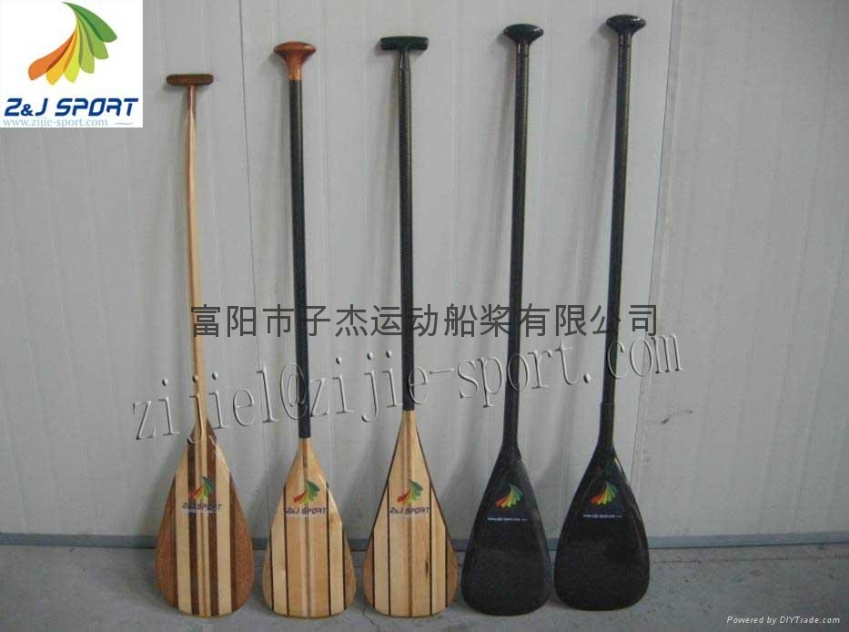 Carbon fiber Outrigger Canoe Paddle - Z&amp;J SPORT (China Manufacturer 