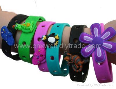 charms for bracelets. Silicon Bracelets (Wristbands