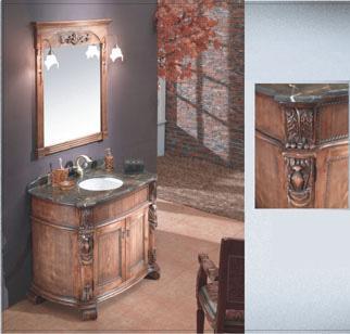 Vanity Chairs  Bathroom on Solid Wood Oak Bathroom Vanity Cabinet Furnitures  China Manufacturer