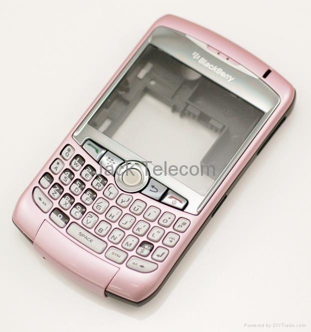 blackberry curve 9300 case : Hot Pink Silicone Case / Skin / Cover