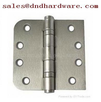 Steel door hinge-One leaf round corner hinge