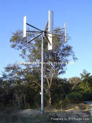 CE Approved Vertical Axis Wind Turbine Generator Set - 300W-10Kw 1