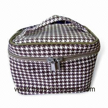 600D Polyester with Grid Fabric Cosmetic Bag 600D Polyester with Grid Fabric Cosmetic Bag