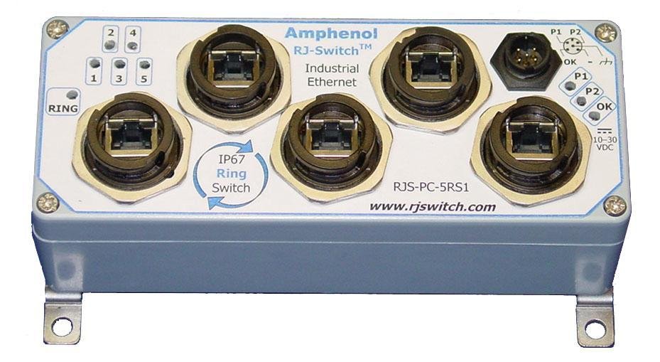 工业以太网交换机 - RJ switch - Amphenol (Fra