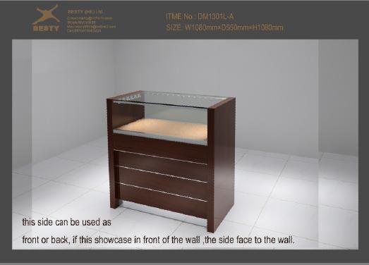Jewellery counter display showcases design wi