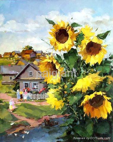 Business Nature: Manufacturer paintings of nature flowers. Business Nature: Manufacturer