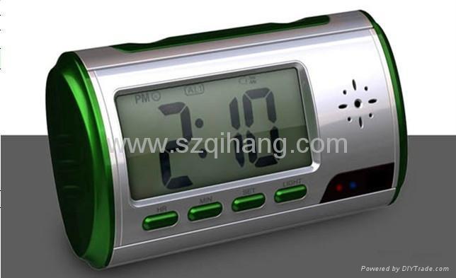 Hidden Camera Alarm Clock