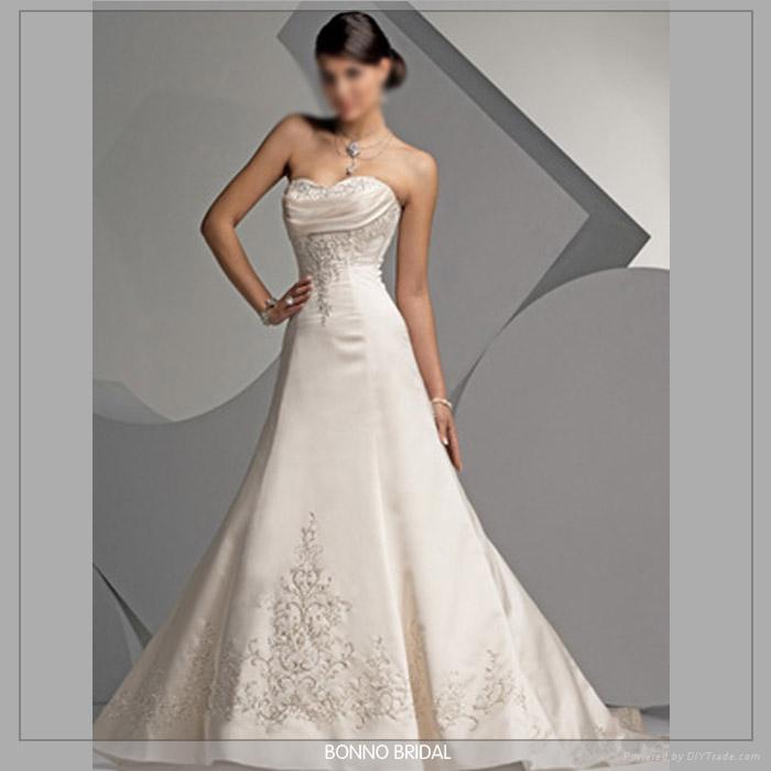 New Embroidered Bridal Wedding Dress China Manufacturer Product New Embroidered Bridal Wedding Dress