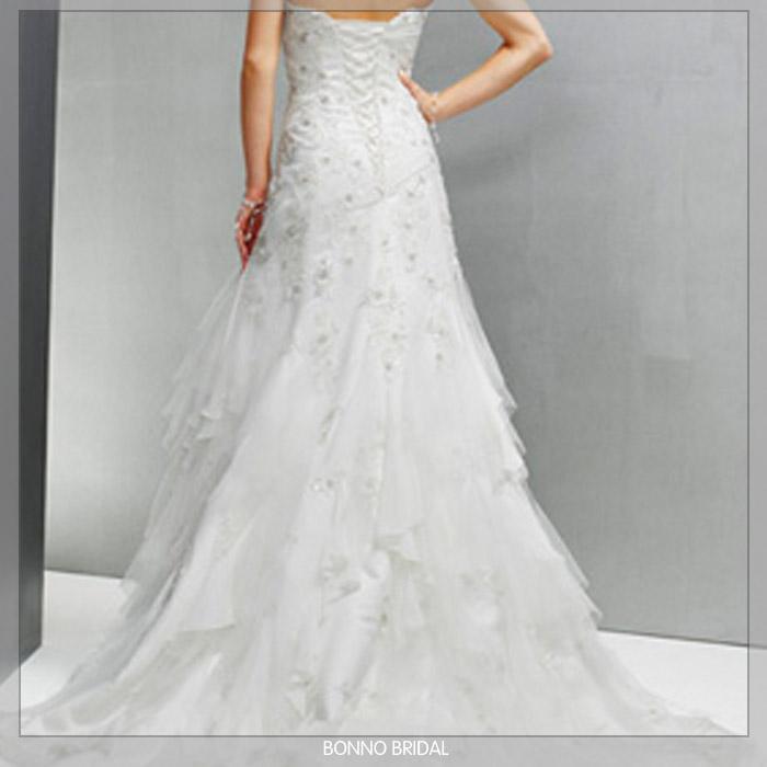 wedding dress5317 5321 fish train dress 3