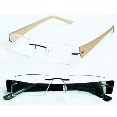 Pure Titanium Eyeglass Frame with acetate temples and IP plating