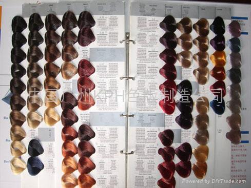 hair color swatches chart. hair colour display book,hair