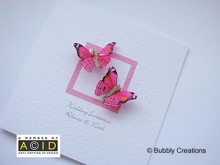 Wedding feather butterfly