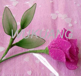 Artificial Flowers on Silk Stockings Artificial Flowers Rose  China Manufacturer