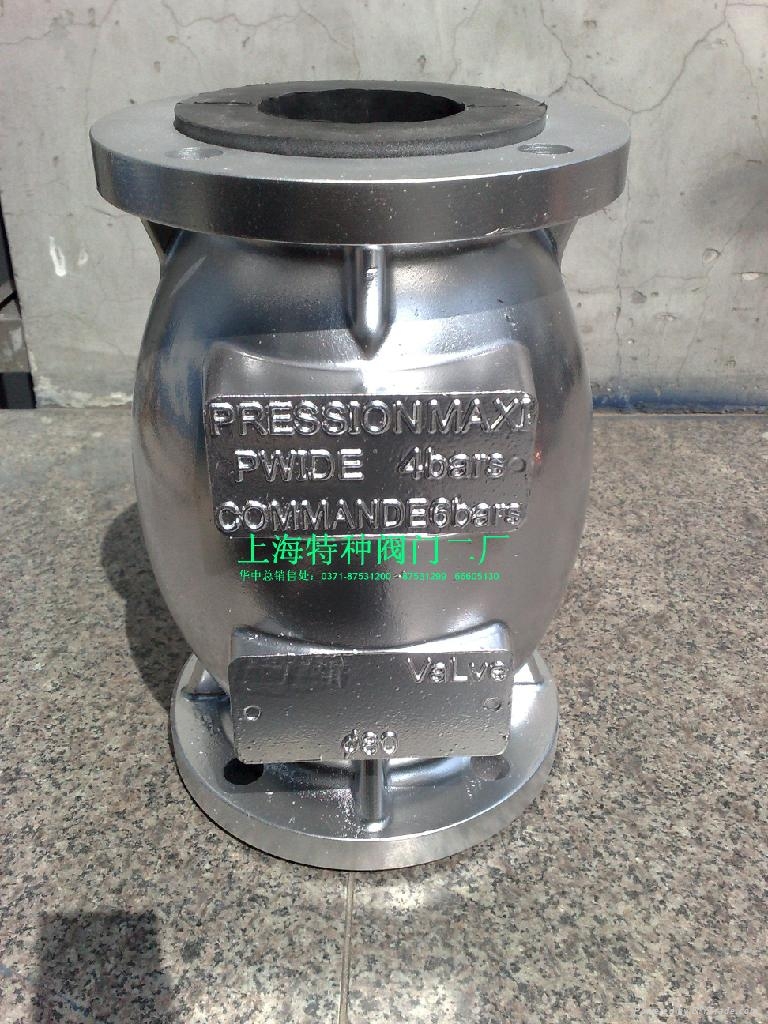 气动胶管阀- CF-800 - 上海特种阀门二厂(中国