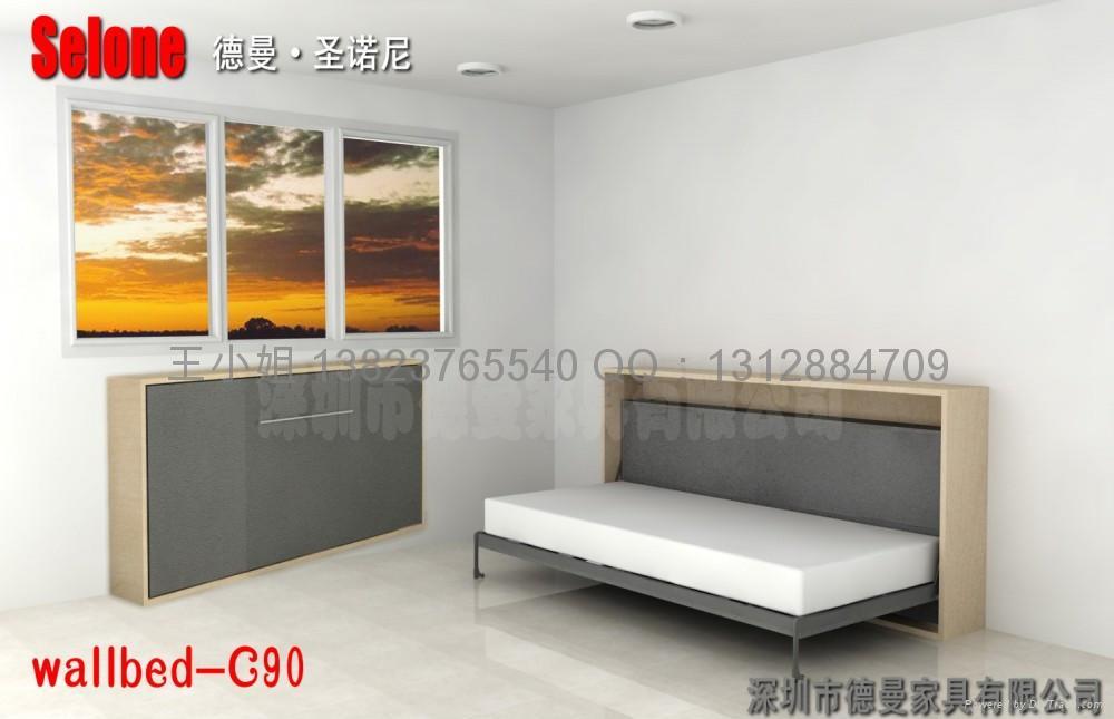 wallbed ，murphy bed,hidden bed,bed,bunk bed. - F150 - Deman * Selone 