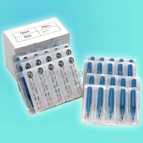 Tattoo supplies 100 Professional Disposable Plastic Tips White color Sterile