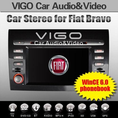 Fiat Bravo Brava Car DVD GPS Multimedia Navigation System Car Stereo GPS Sat
