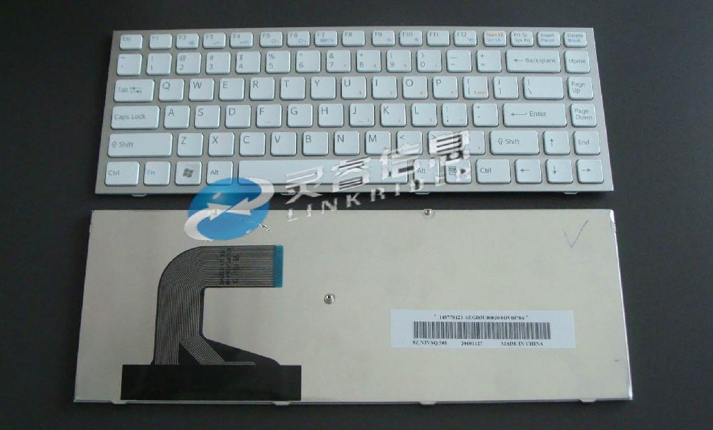 sony vpc-s系列 148778121 白色笔记本键盘 - 索