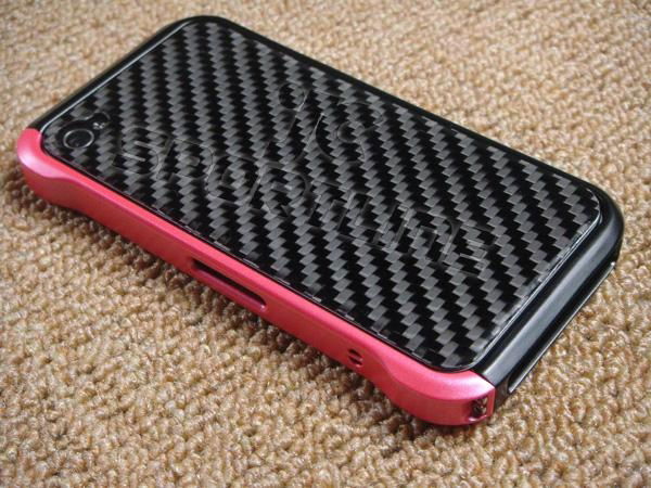 apple iphone 4 bumper case. apple iphone 4 4G real carbon