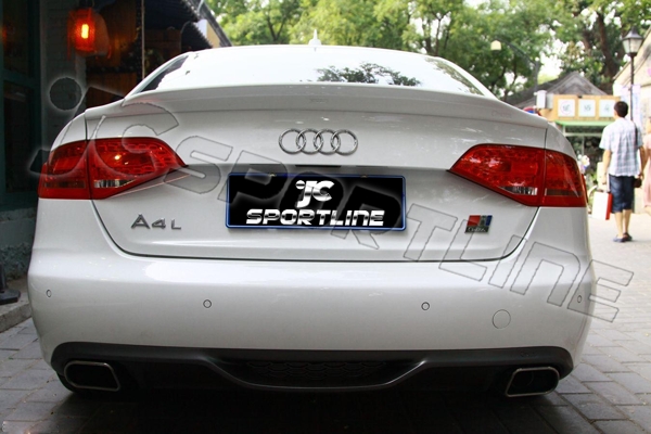 奥迪A4L B8 CARACTERE款PU尾翼 - JC-ADA