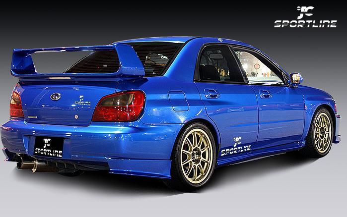 Subaru Sti. PU STI Rear bumper corner/side