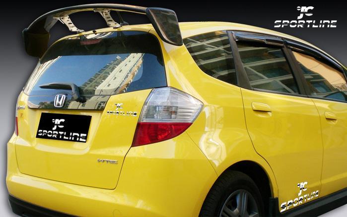 Mugen Carbon GT Spoiler/rear wing/ spoiler wing For Honda Fit/Jazz Hatch