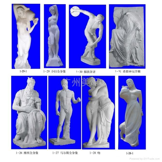 石膏雕塑像 (中国 广东省 生产商) - 美术、绘图
