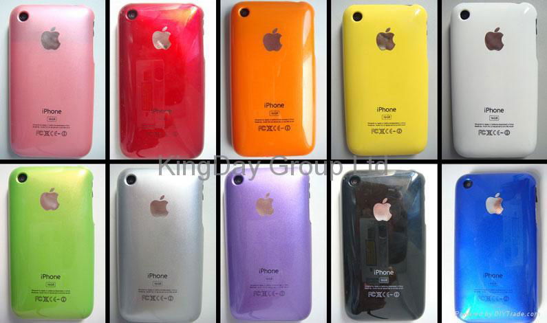 10 Color Hard Back Case Cover For Apple iPhone 3G 3 GS