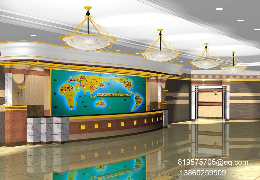 在建酒店大堂装饰世界时钟 - SPC-SJSZ - SPC