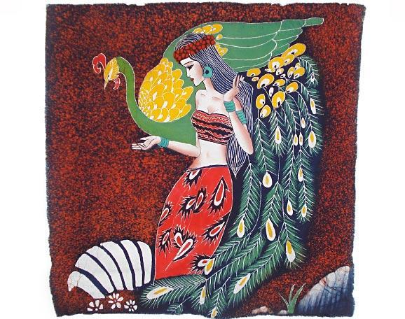 batik painting images