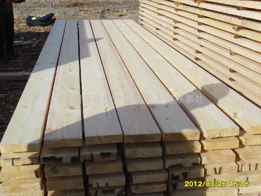 俄罗斯工厂樟子松板材直供 - Red Pine - IFP-B