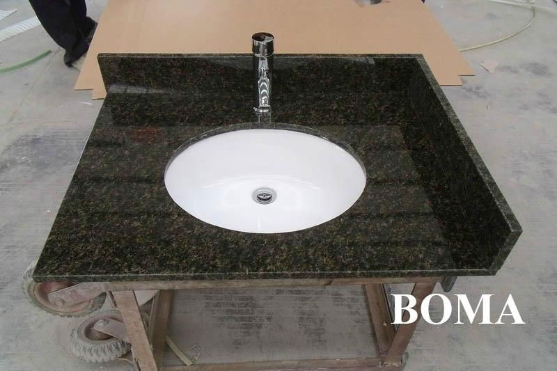 Verde Ubatuba Granite Vanity Tops - BOMA (C