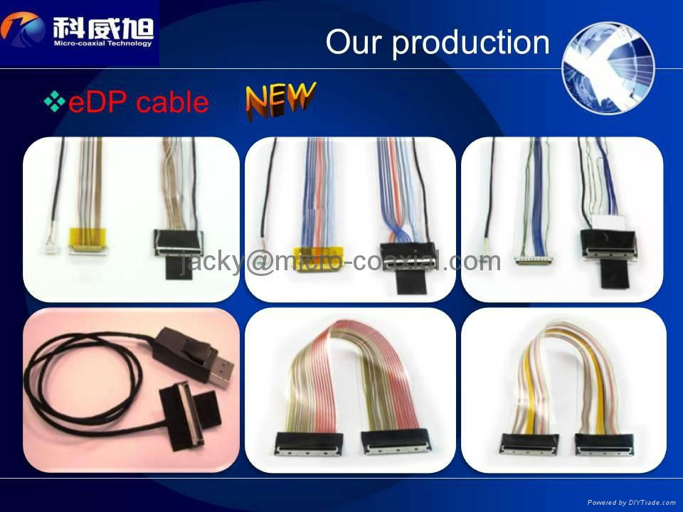 LVDS cable,LCD cable,eDP cable,SGC cable,Micro coaxial cable,LCD Ribbon cable