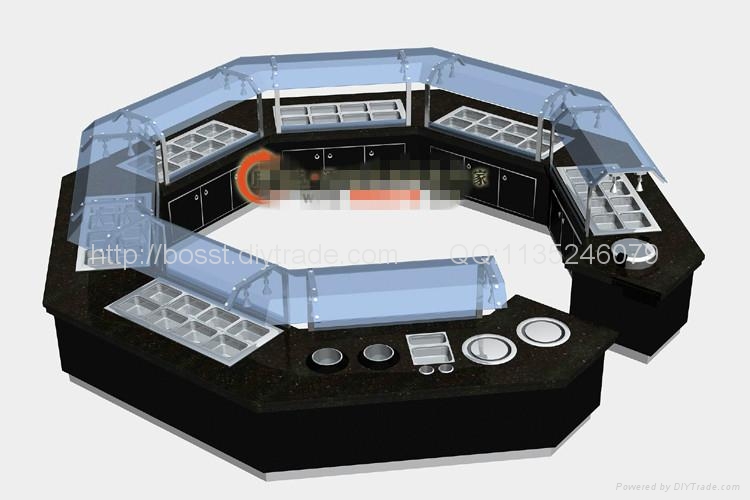 S6-10 自助餐台设计效果图 - S-2 stype - 柏华斯