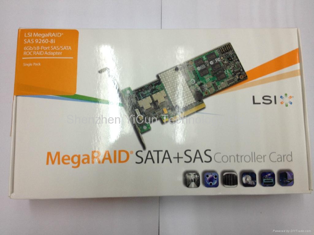 LSI MegaRAID 92608i 8 Port 6Gb/s SATA/SAS PCIExpress 2.0 RAID