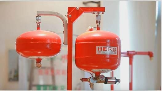 悬挂式七氟丙烷气体灭火系统 - 15L Tem. - 海烙