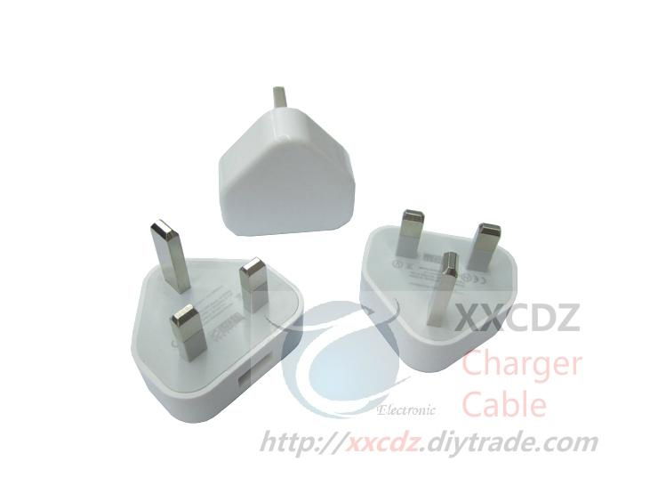 Apple UK USB Charger 1000mA Three Pins A