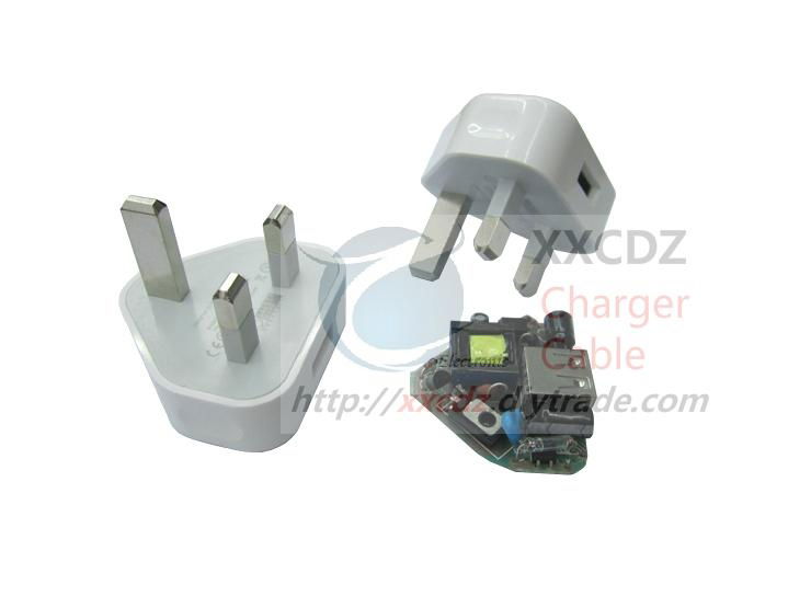 Apple UK USB Charger 1000mA Three Pins A