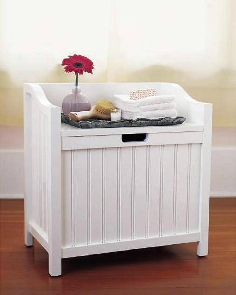 Storage bench/Hamper Bathroom storage bench, Storage bench, Bench