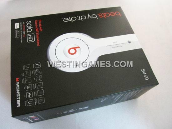 Monster Beats By Dr Dre Solo HD S450 Bluetooth Stereo Dynamic Wireless