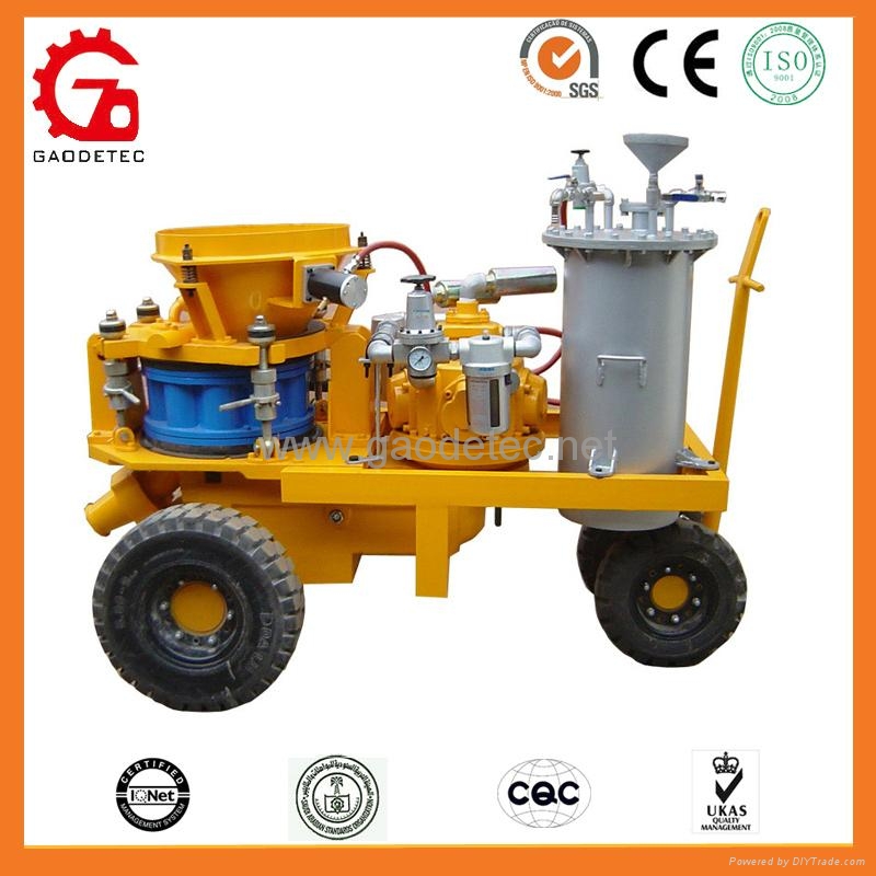 Pneumatic wetmix and drymix shotcrete machine GSZ3000A GEC (China