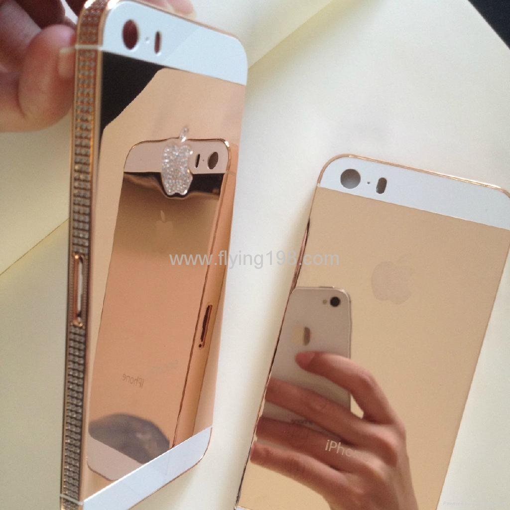 iphone5s rose gold diamond backcover housing 2