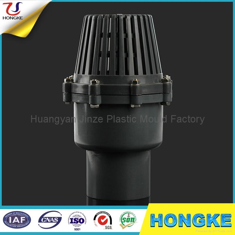4 inch Plastic Grey PVC Foot Valve JZ4015 HomeKer (China